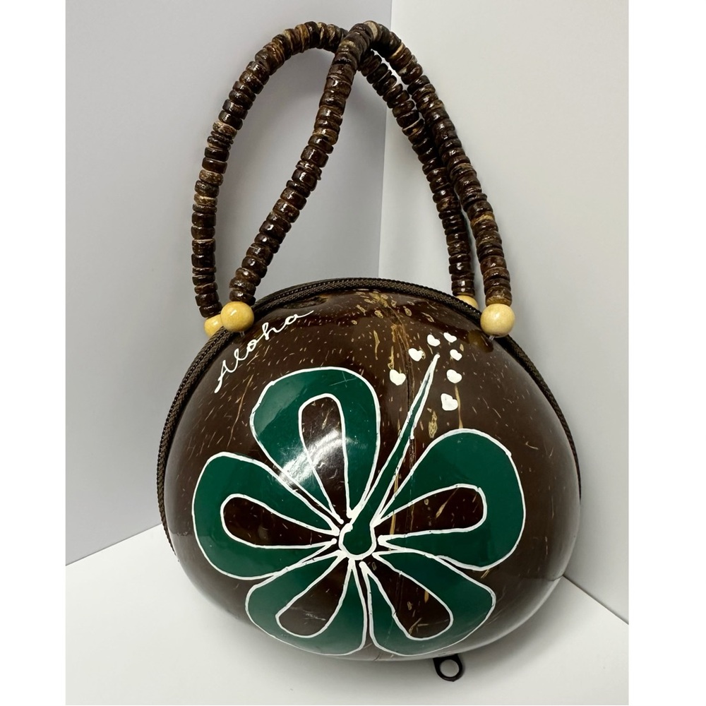 Handmade Hawaiian Coconut Shell Purse